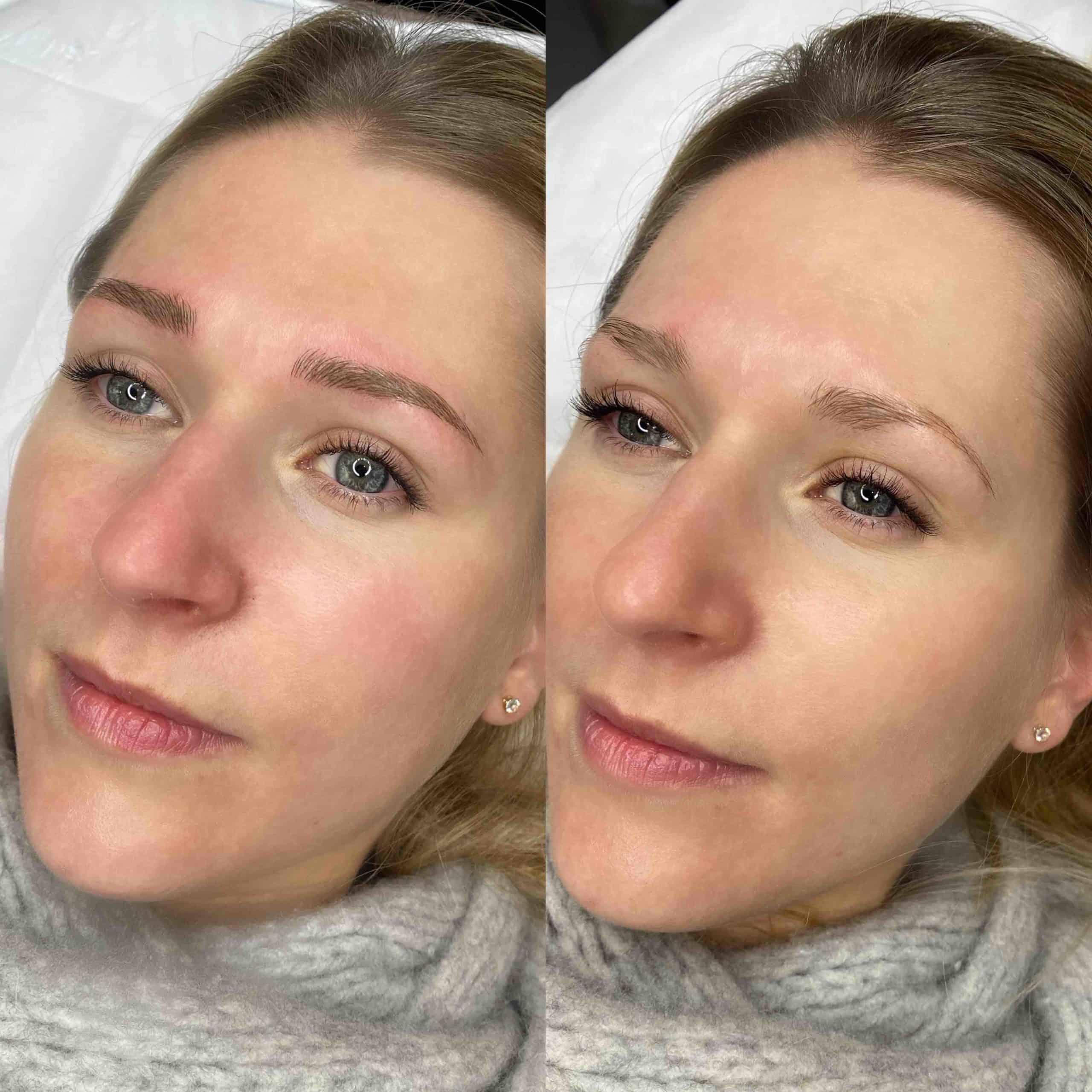 anja_arbeit 10 Microblading Vorher - Nachher